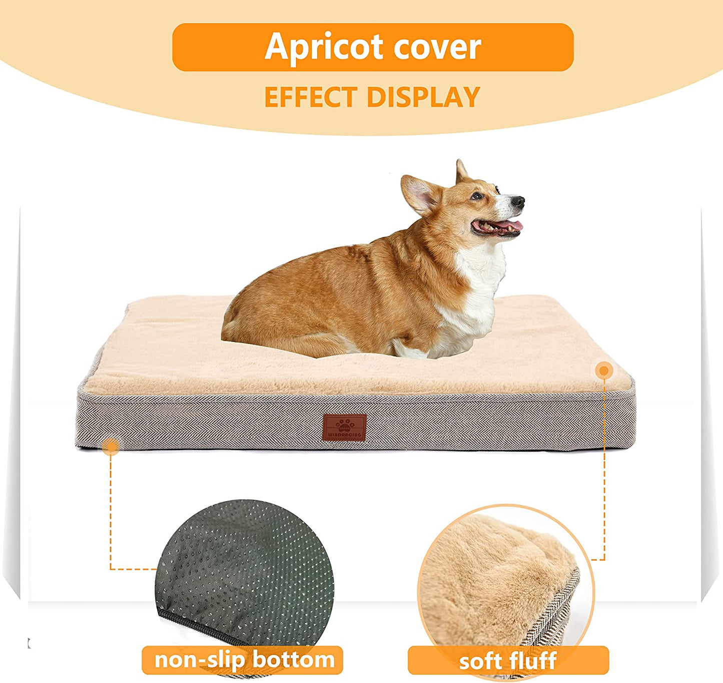 Dog Bed for Large Dogs and Medium Dogs (31 X 25 X 3)