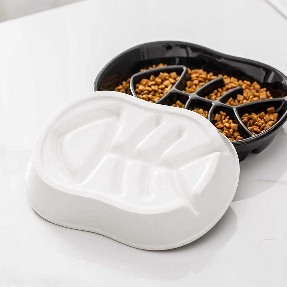 Ceramic Slow Feeder Pet Bowl