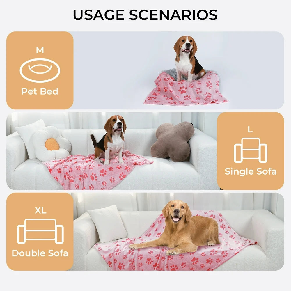 Fleece Blanket for Small Medium Dogs