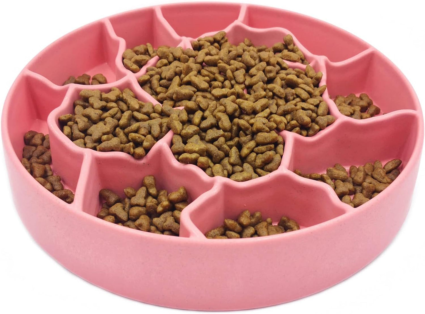  Bamboo Fiber Polypropylene Slow Feeder Bowl