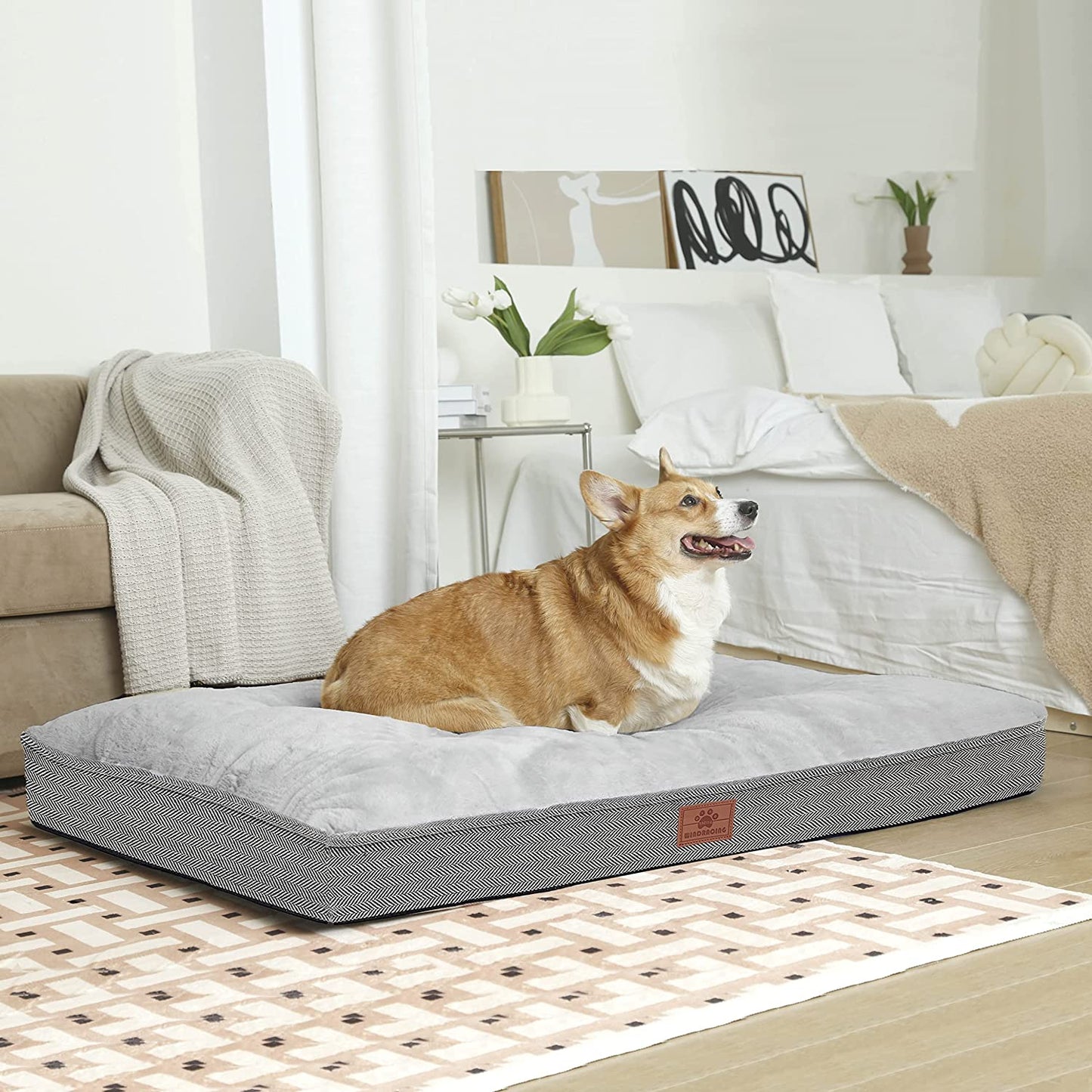 Dog Bed for Large Dogs and Medium Dogs (31 X 25 X 3)