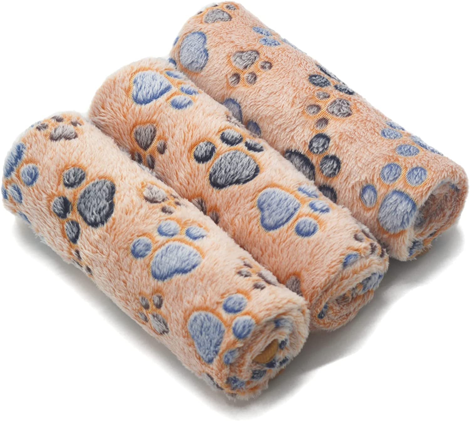 3 Pack Pet Blankets (23"X15")